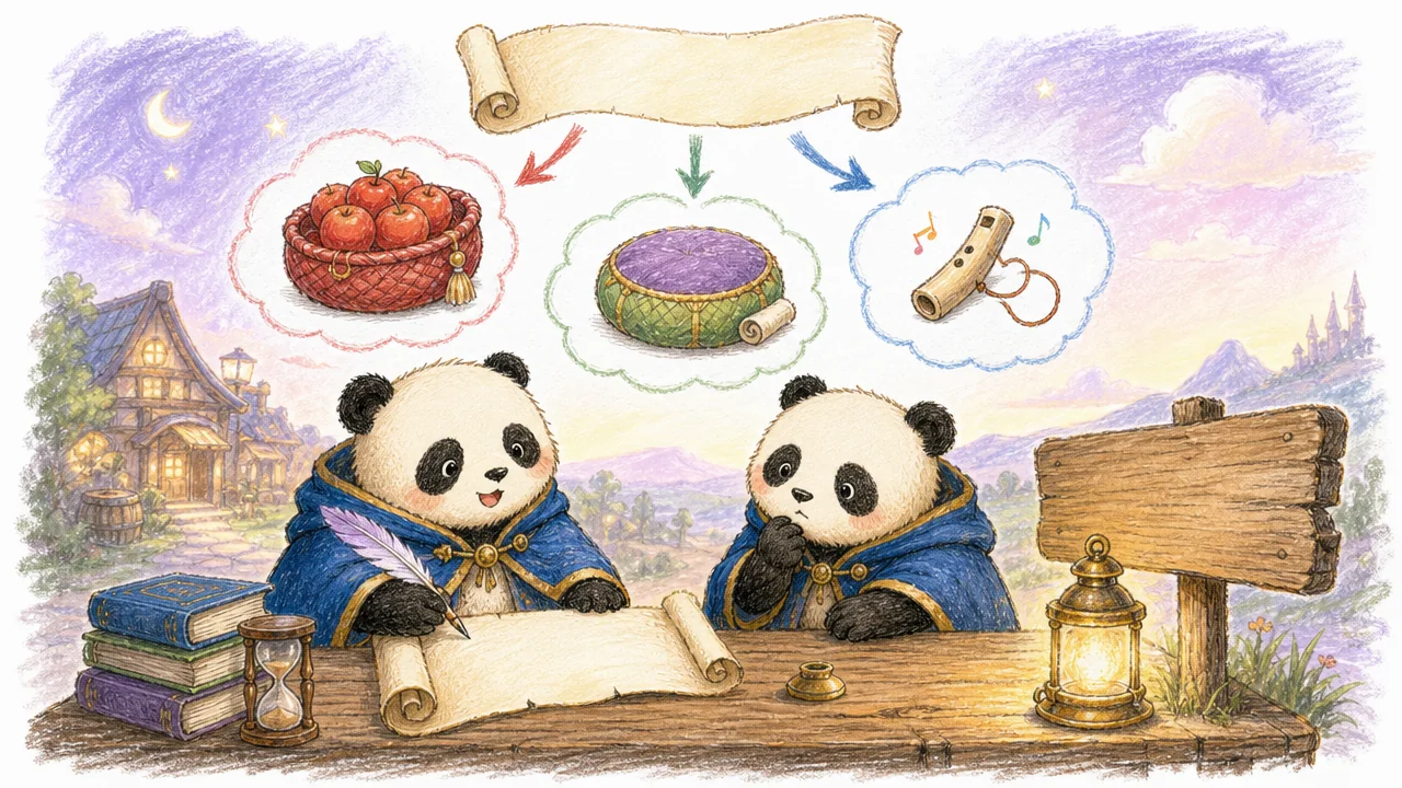 Panda editors adapt one playful fantasy joke into several harmless local versions.